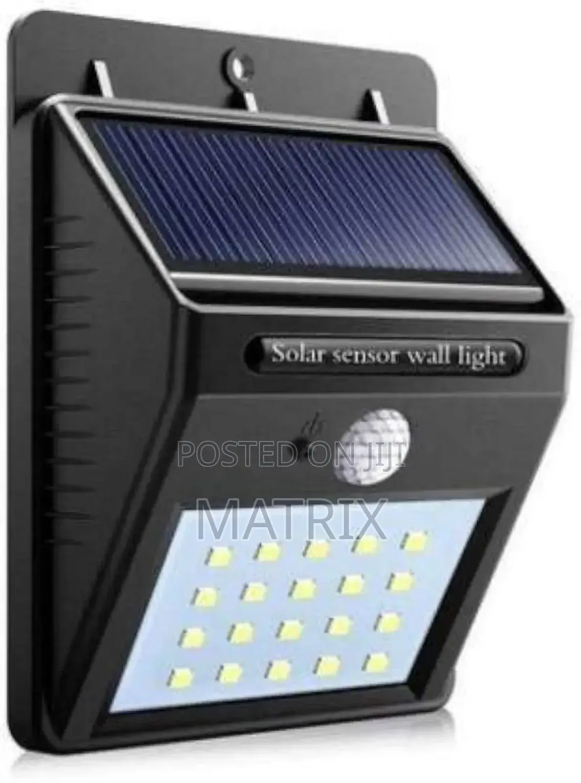 Led Pir Motion Sensor Solar Light Led Lamp - Black
