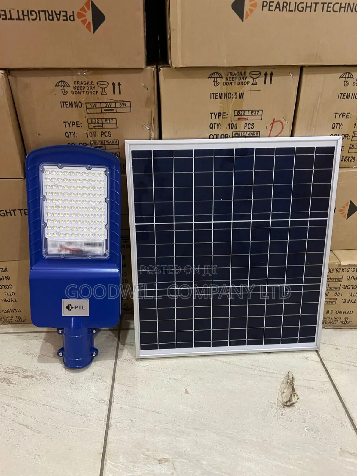 300w Pearl Solar Street Light With Separate Panel