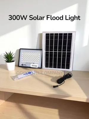 300w Solar Flood Light Pearl Class 1 With Lithium Battery