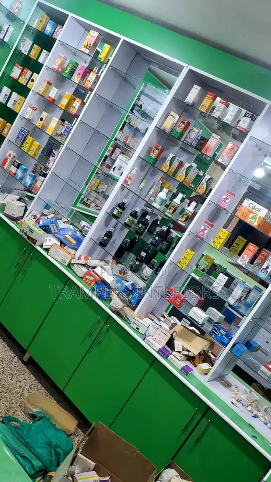 Pharmacy Partitions and Lockers