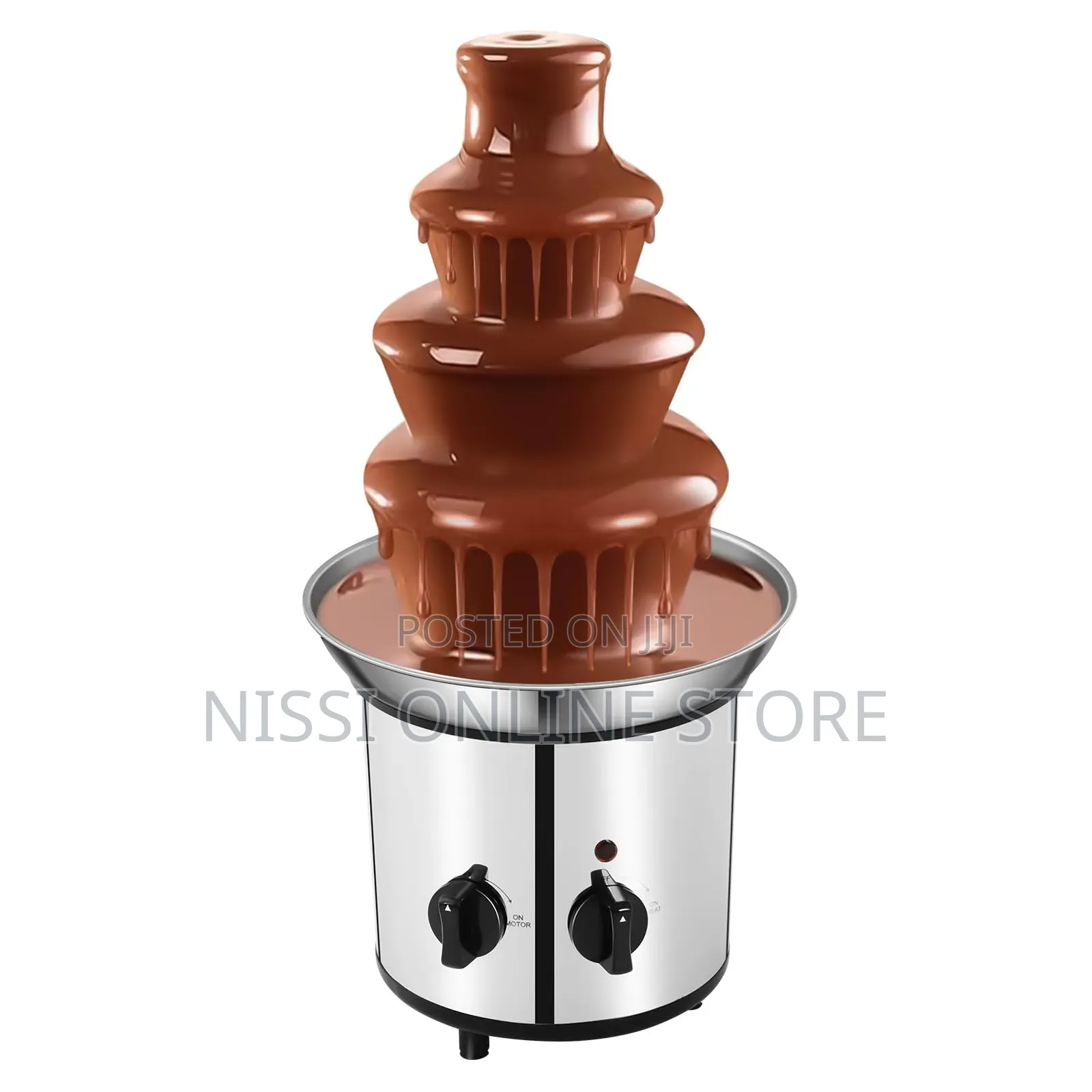 4 Tier Stainless Chocolate Steel Fountain Machine