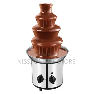 4 Tier Stainless Chocolate Steel Fountain Machine