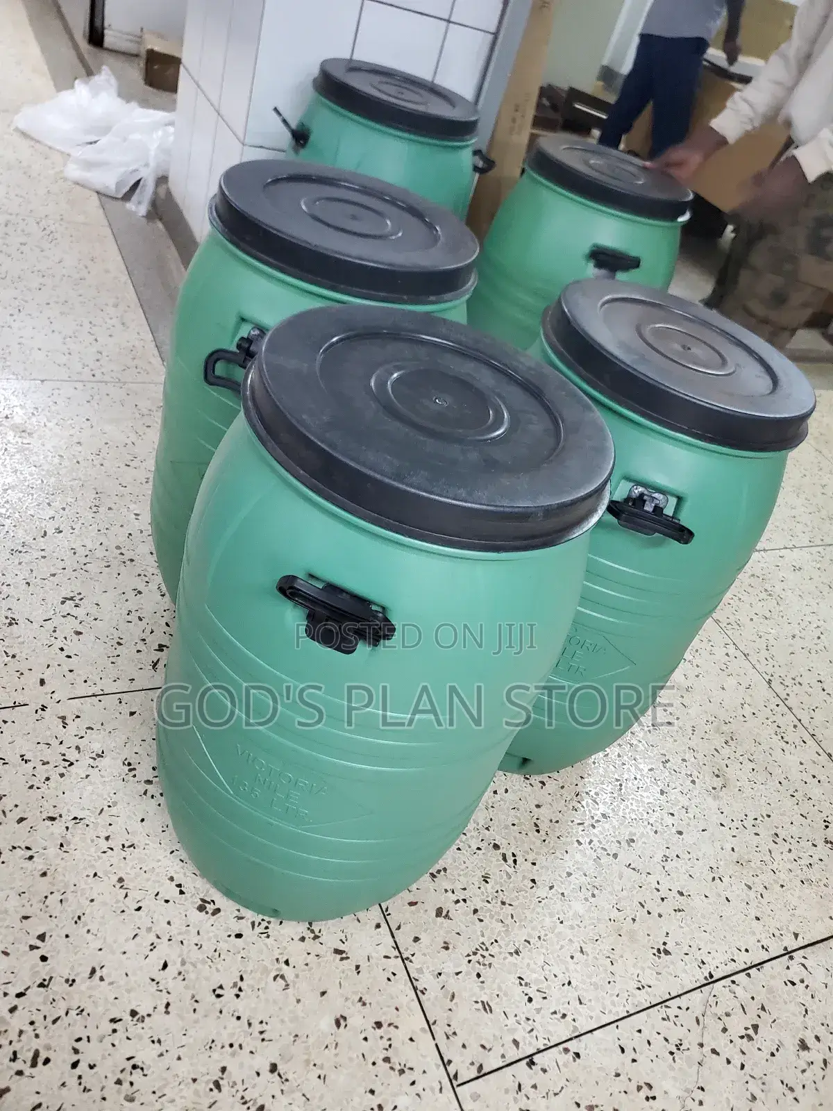 Plastic Water Drums 135litres Class