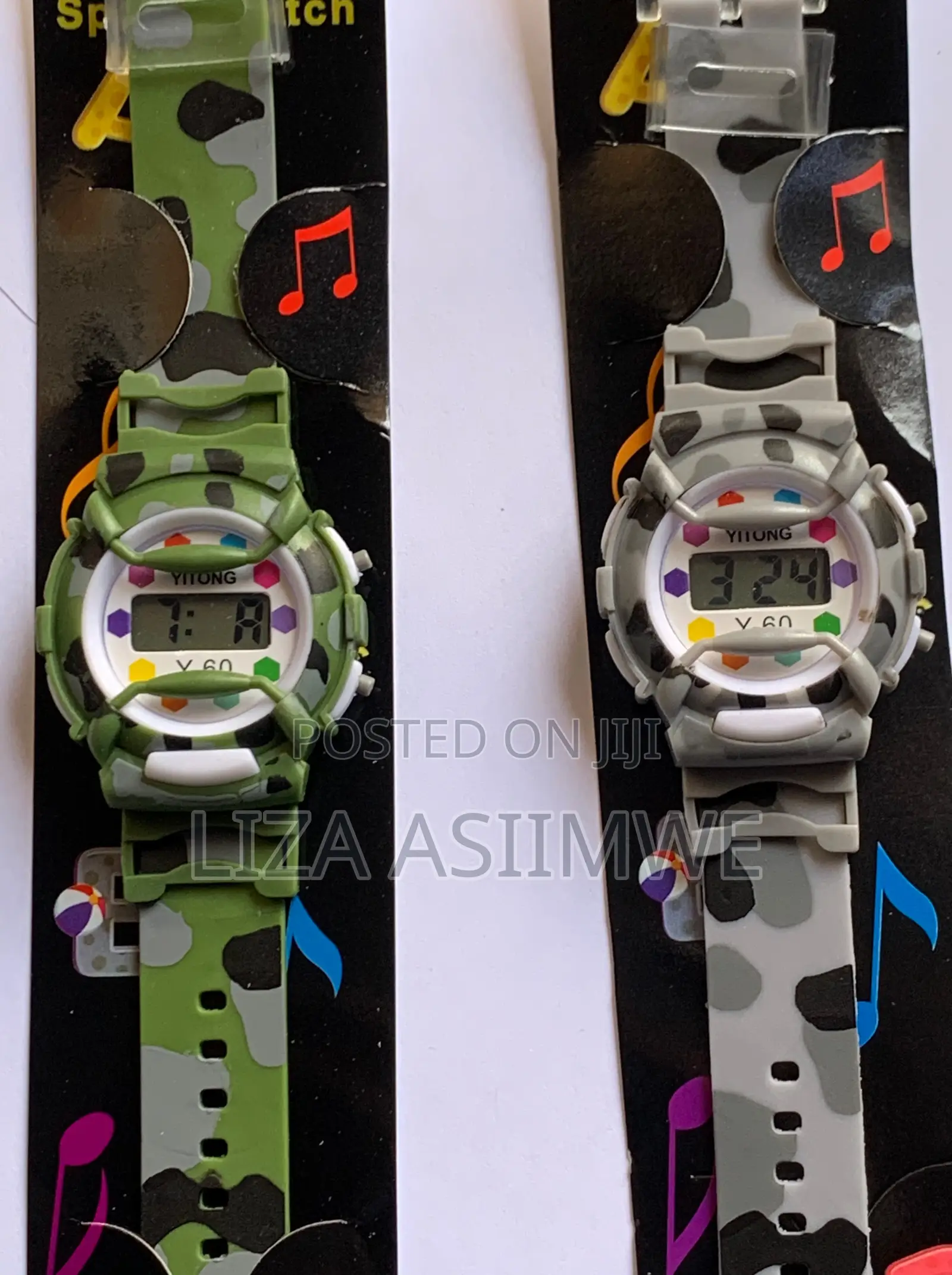 Unisex Plastic/Silicone Round Kids Watches