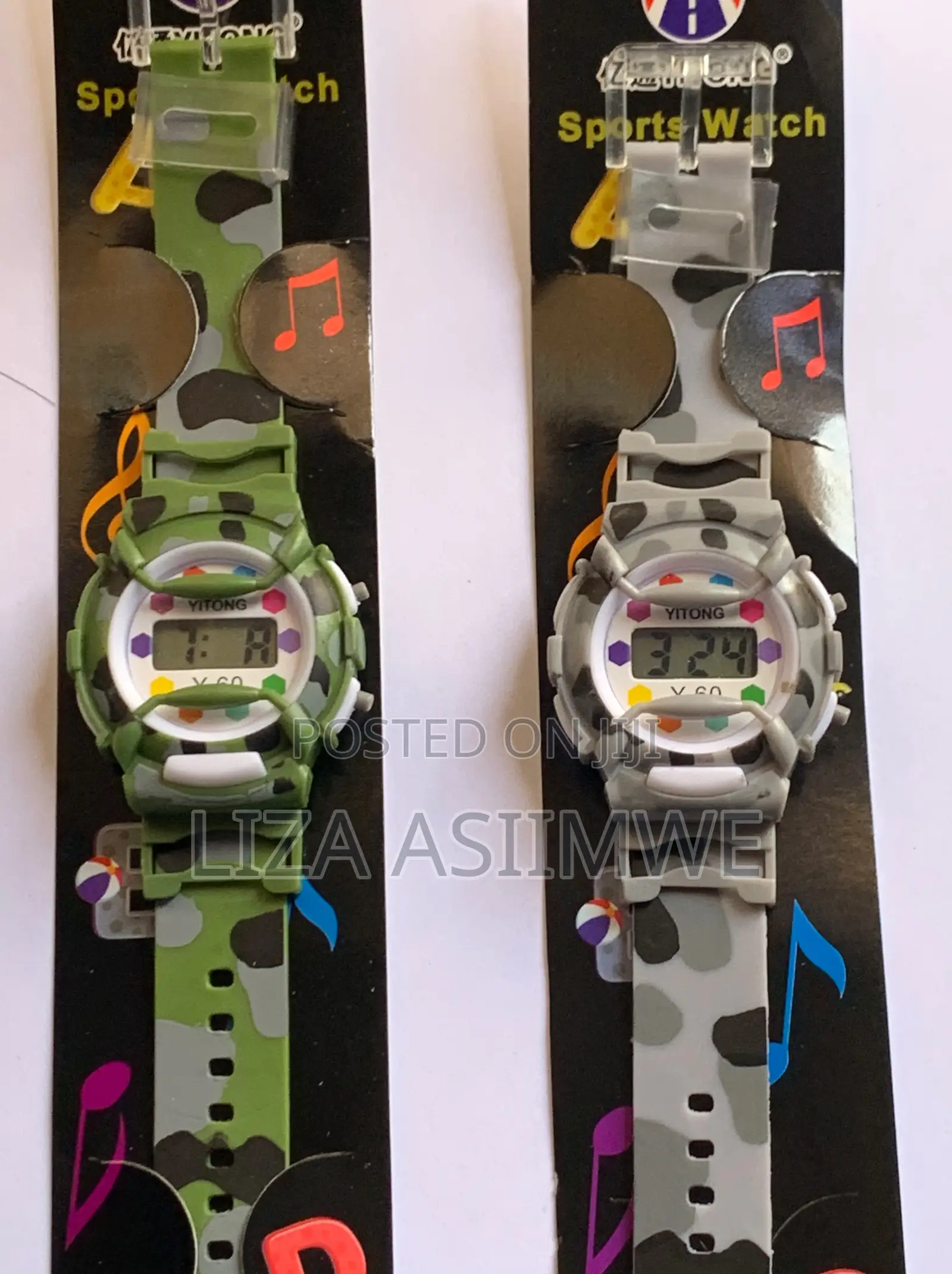 Unisex Plastic/Silicone Round Kids Watches
