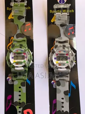 Unisex Plastic/Silicone Round Kids Watches