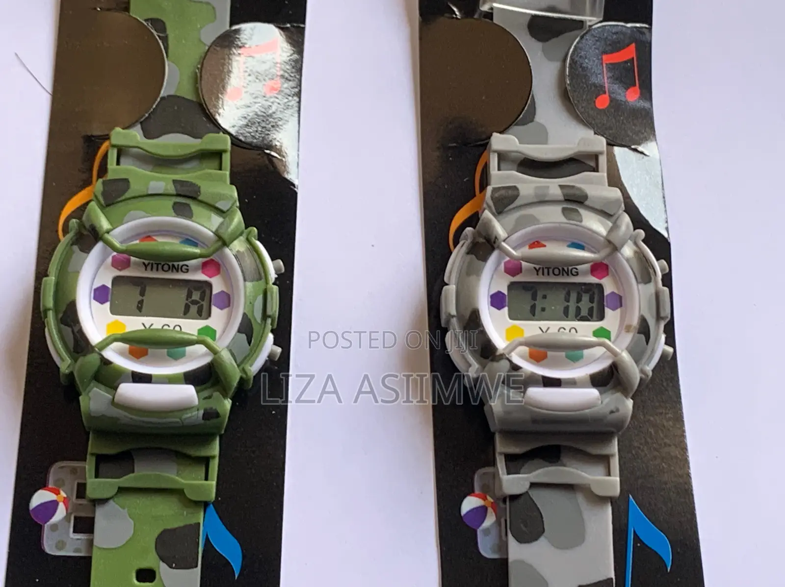 Unisex Plastic/Silicone Round Kids Watches