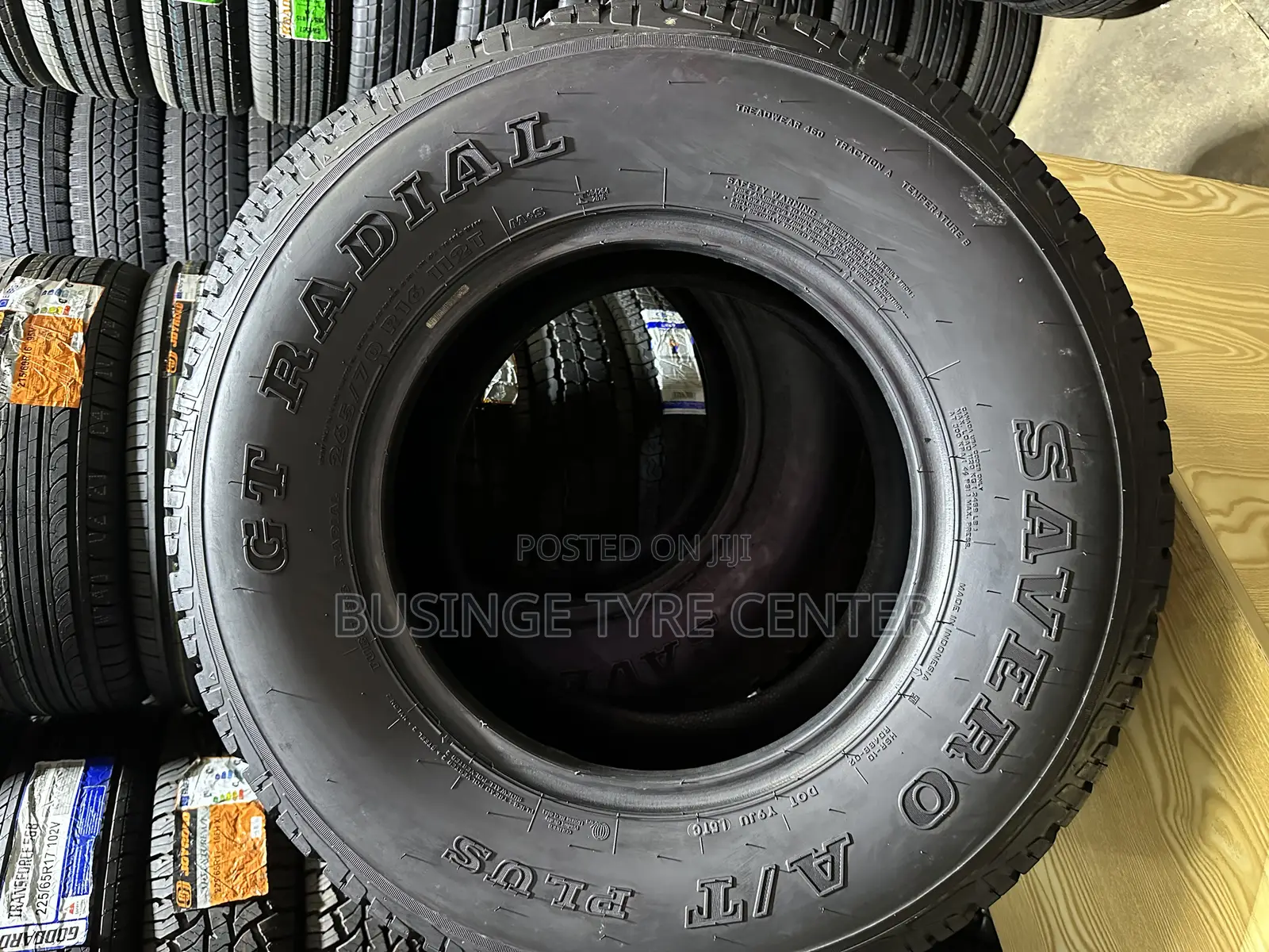 265/70r16 Gt Savero Tires Good Condition