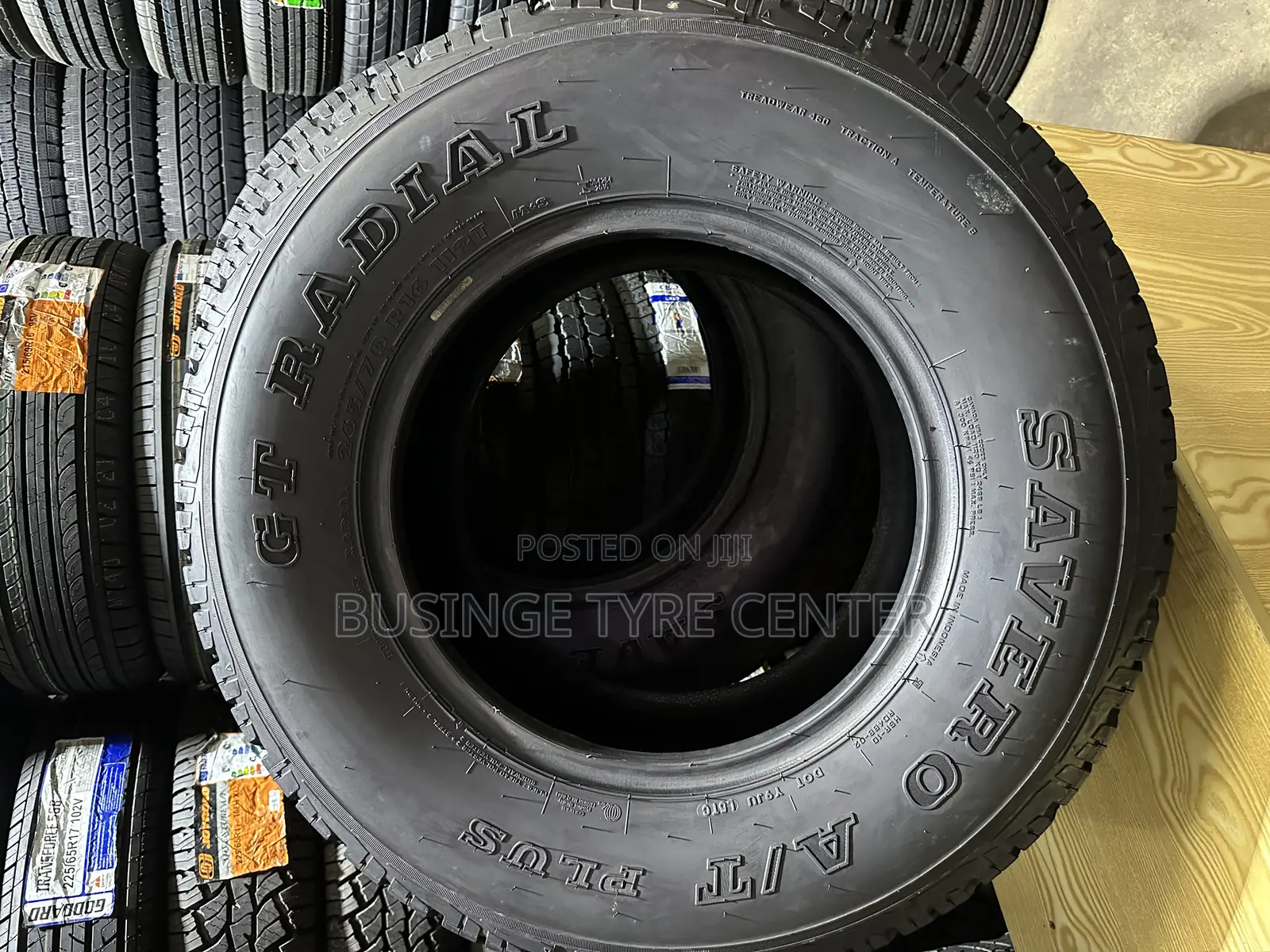 265/70r16 Gt Savero Tires Good Condition