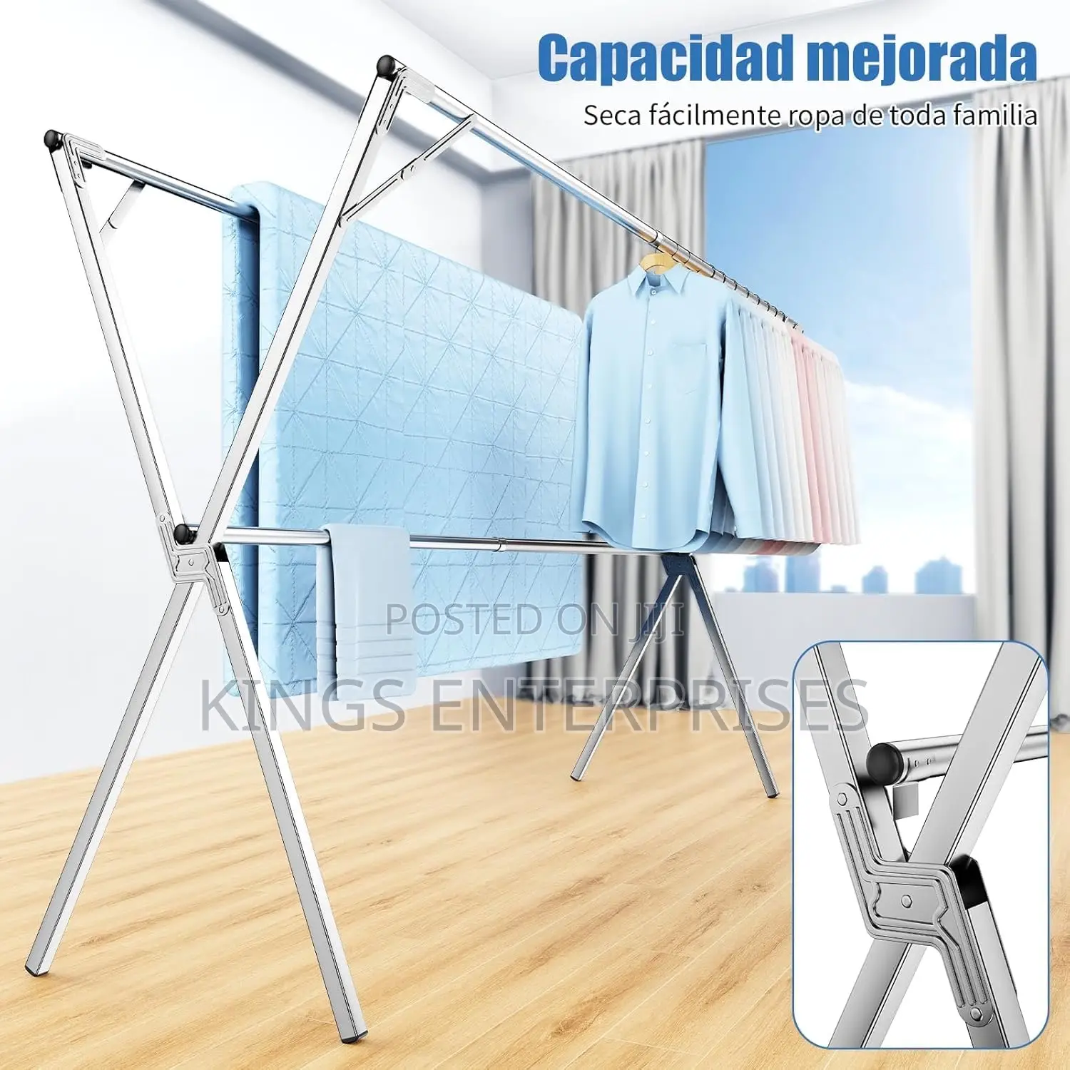 Folding Clothes Drying Rack