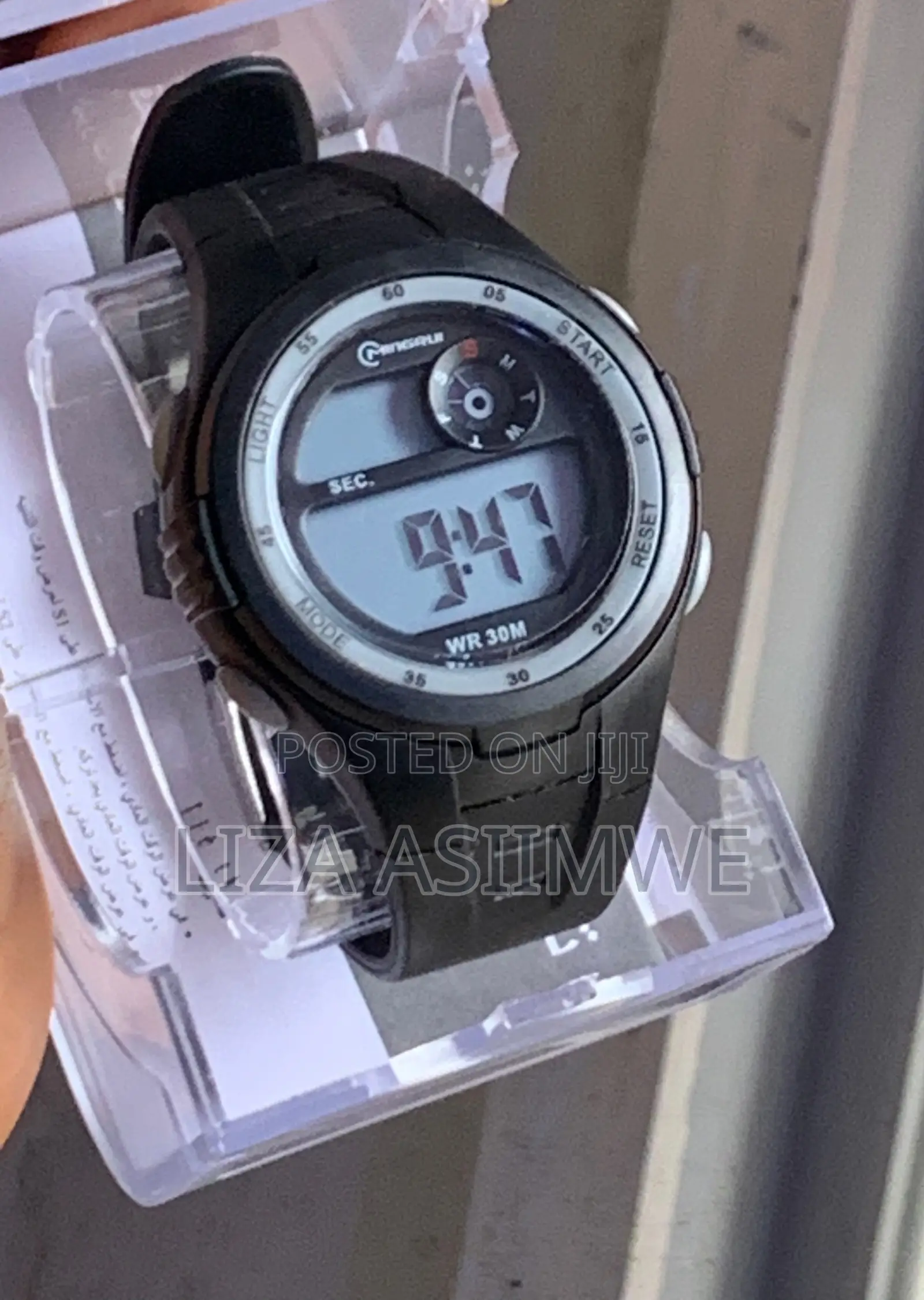 Black Sports Water Resistant Kids Watches