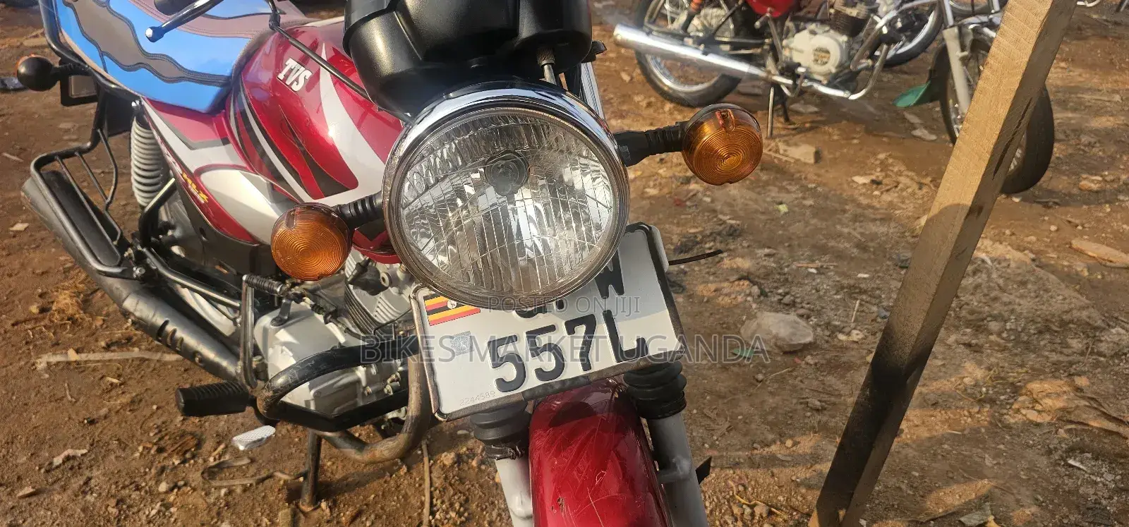 TVS HLX 125 2024 Red