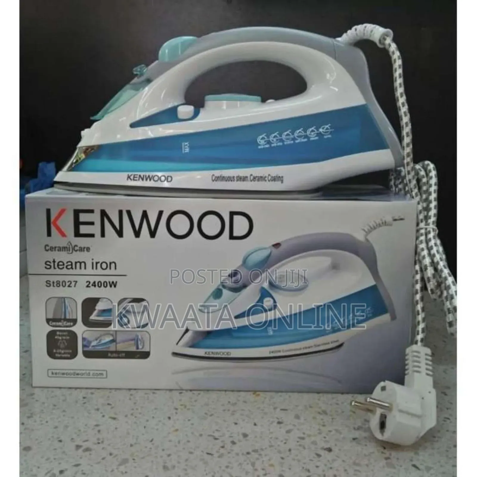 Kenwood Steam Iron St-8027 Stick Ceramic Soletape 2400w