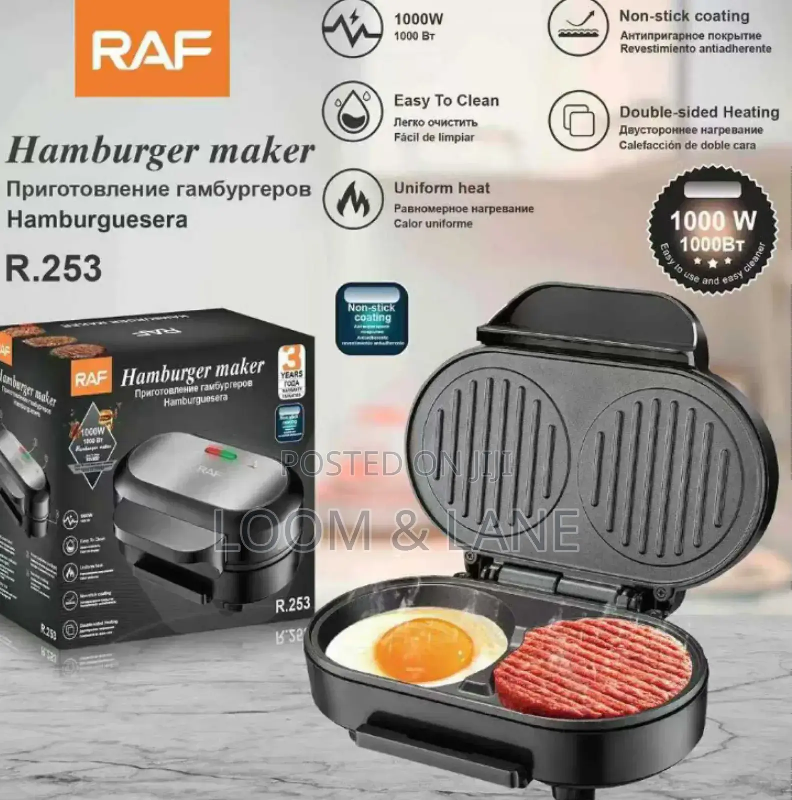 New Raf Electric Hamburger Maker