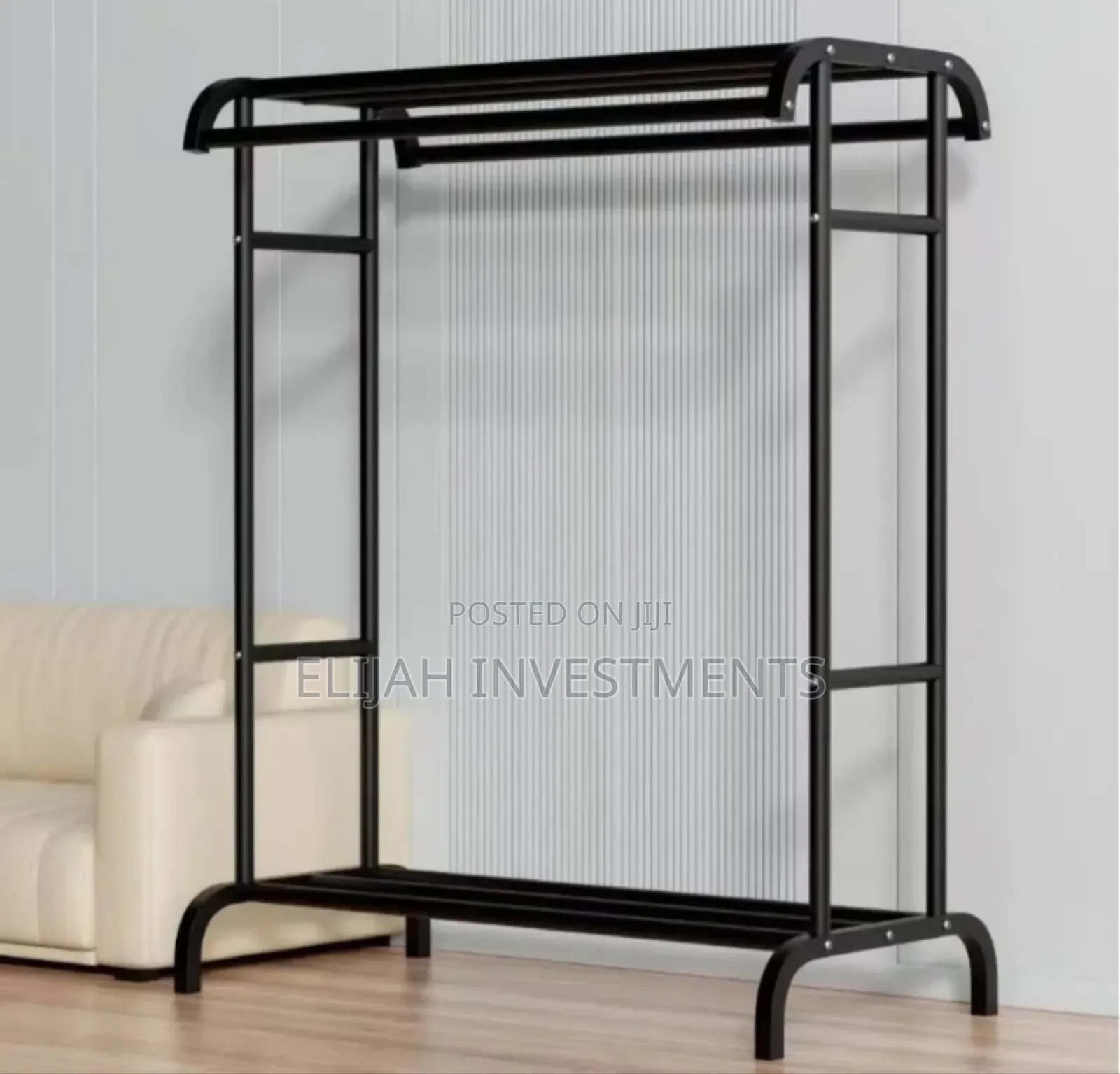 Double Rod Clothing Garment Rack