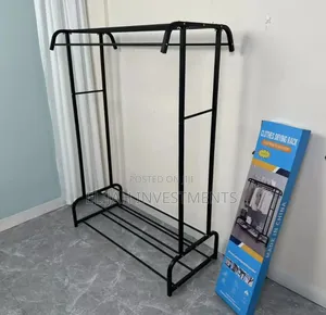 Double Rod Clothing Garment Rack