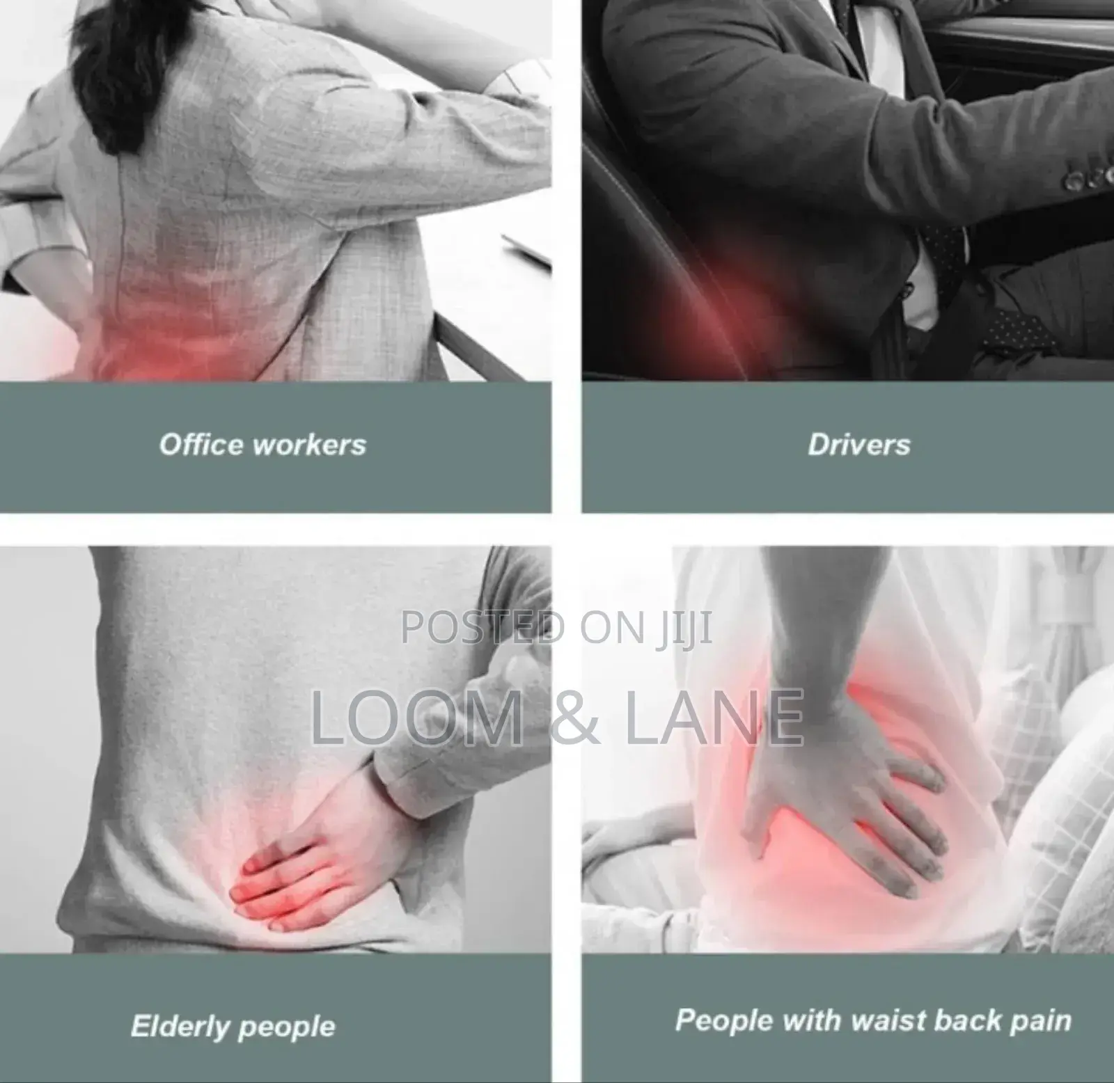 Neck Waist Multifunction Massage Pillow