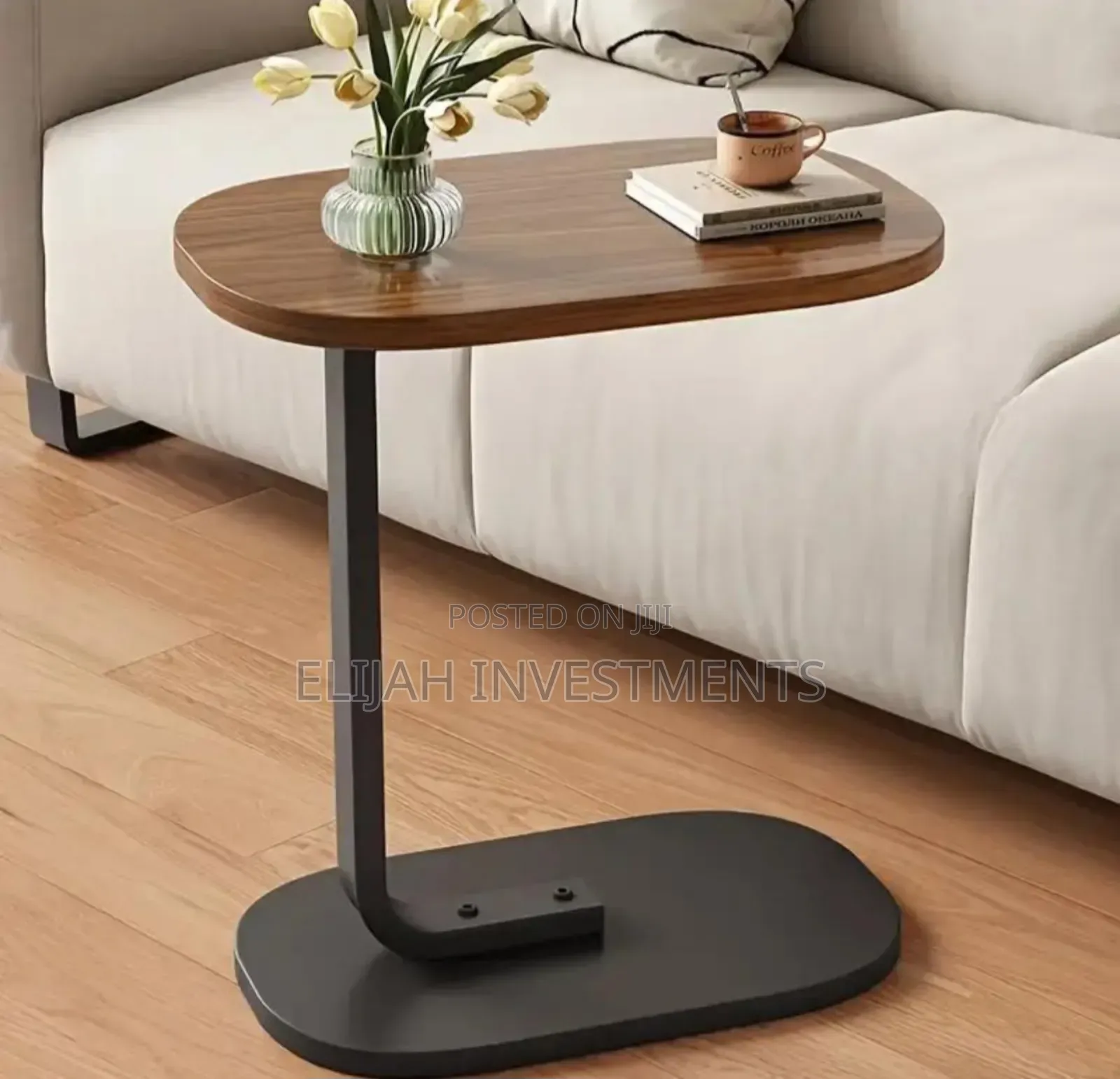 C-Shaped Beside/Sofa Side Coffee Table