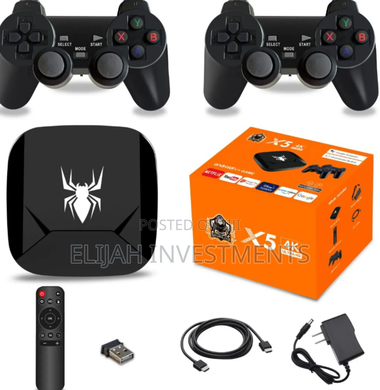2in1 X5 Android Tv Box and Game Console