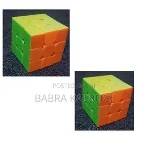 3x3 Stickerless Speed Cube Puzzle