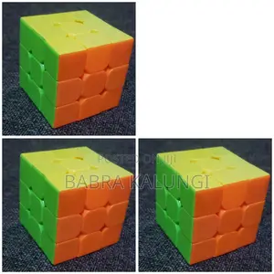 3x3 Stickerless Speed Cube Puzzle