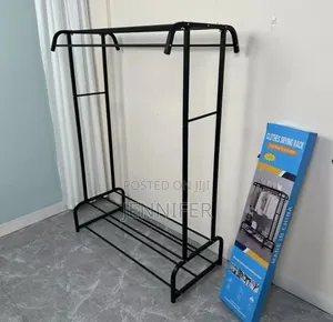 Double Rod Clothing Garment Rack