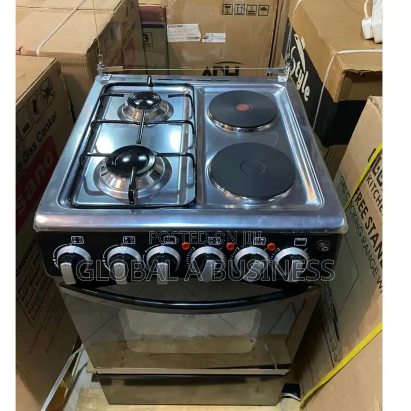 Style Cooker 2 Gas + 2 Electric With Dual Oven (50x50cm)