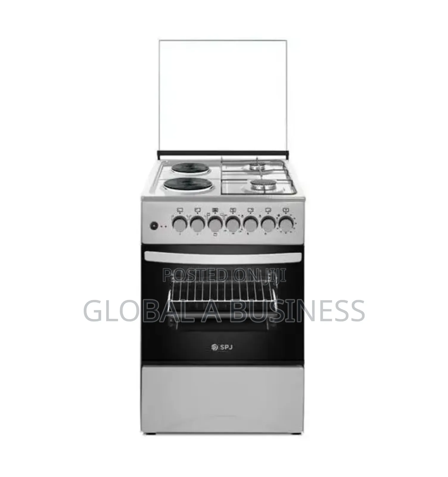 Spj 50x50cms Cooker With 2 Gas Burners + 2 Electric Plates