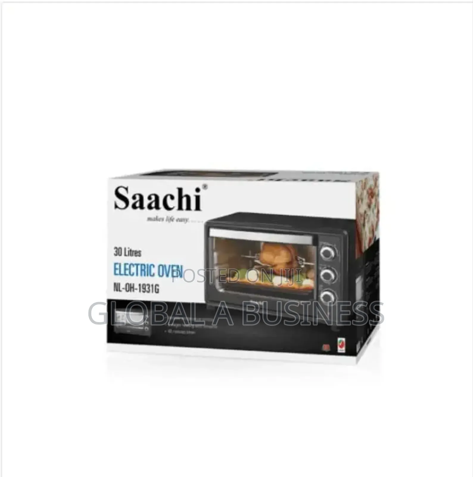 Saachi Electric Oven 30l With 2 Hot Plates
