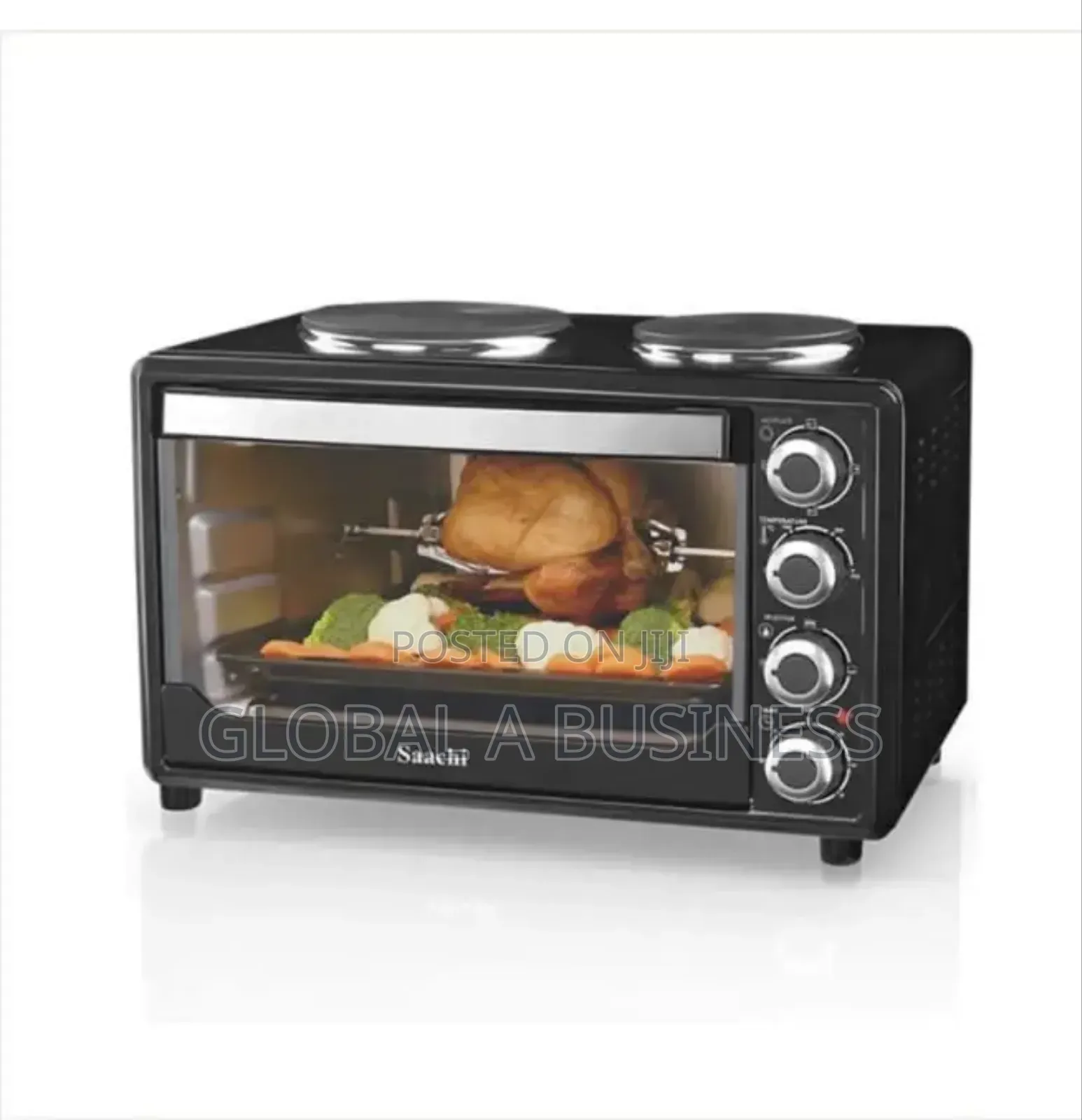 Saachi Electric Oven 30l With 2 Hot Plates