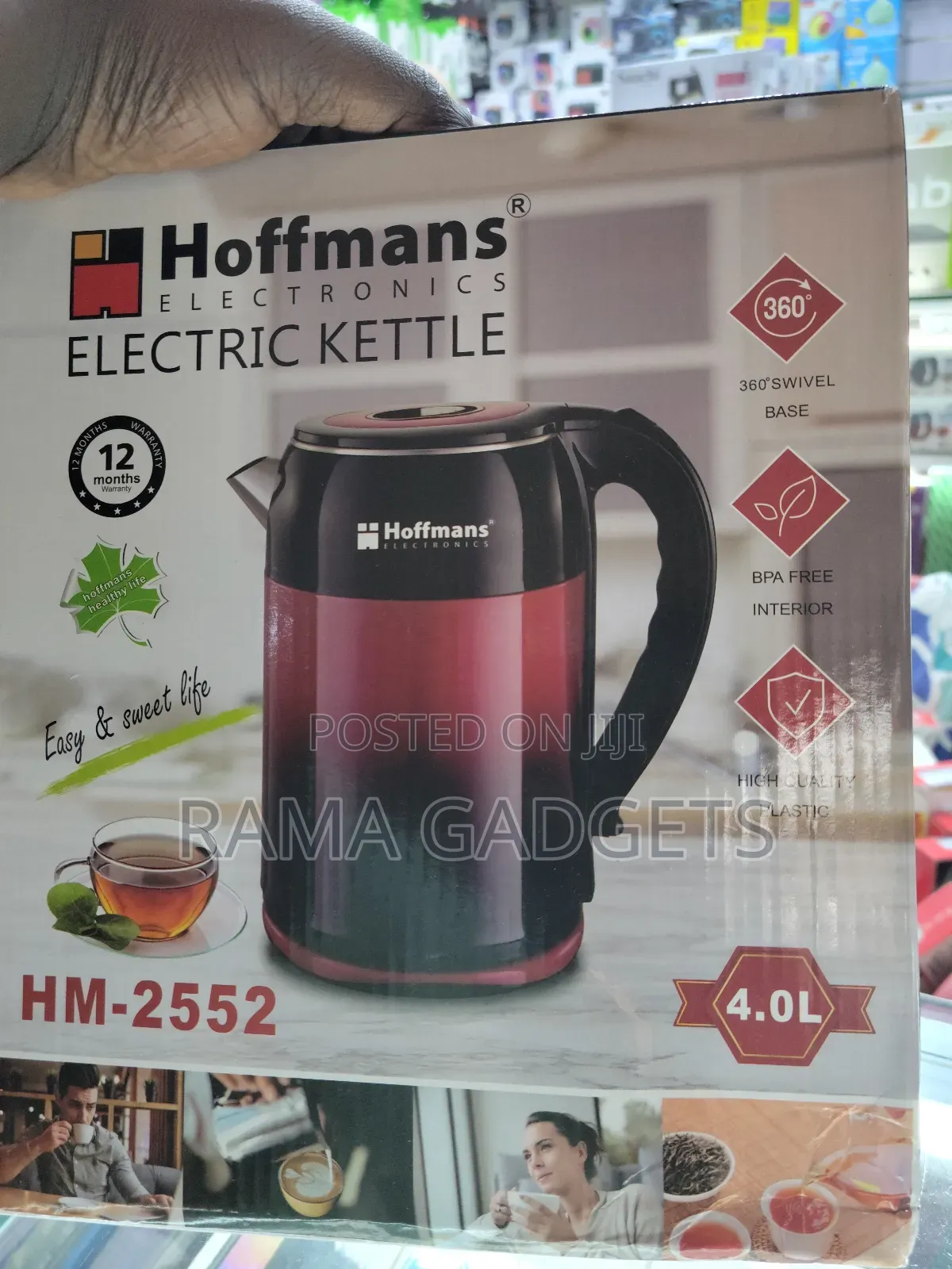 Hoffmans 4l Electric Kettle Hm-2552
