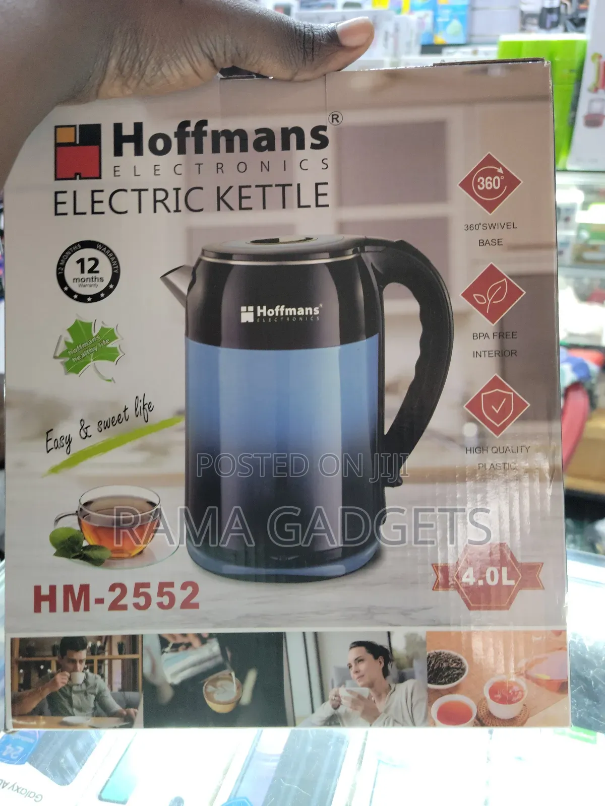 Hoffmans 4l Electric Kettle Hm-2552