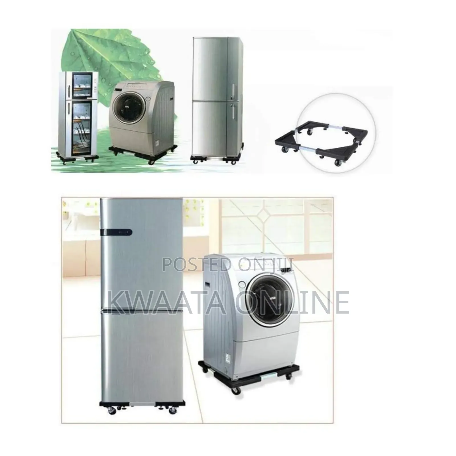 Movable Base Stand Roller for Washing Machine, Refrigerator