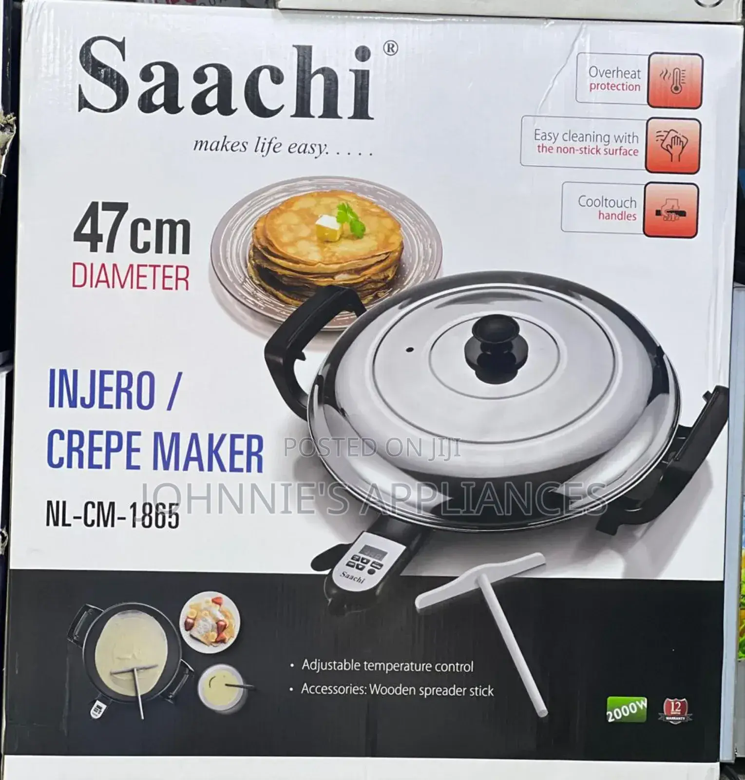 Saarch Injero Or Crepe Maker Machine 47cm Diameter