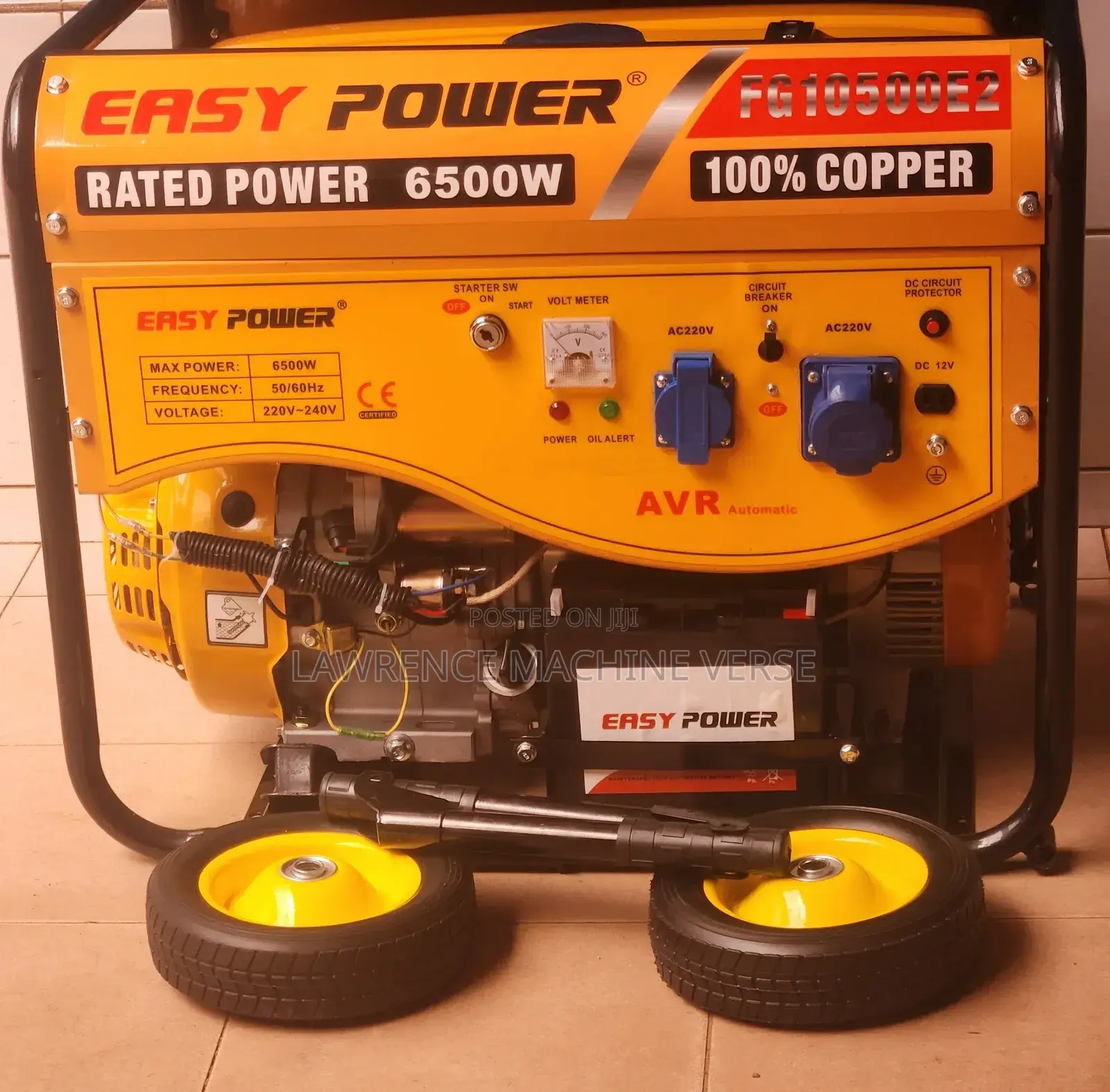 Gasoline Generator 6500 Watts