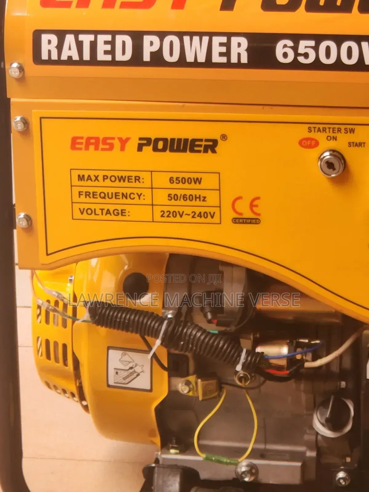 Gasoline Generator 6500 Watts