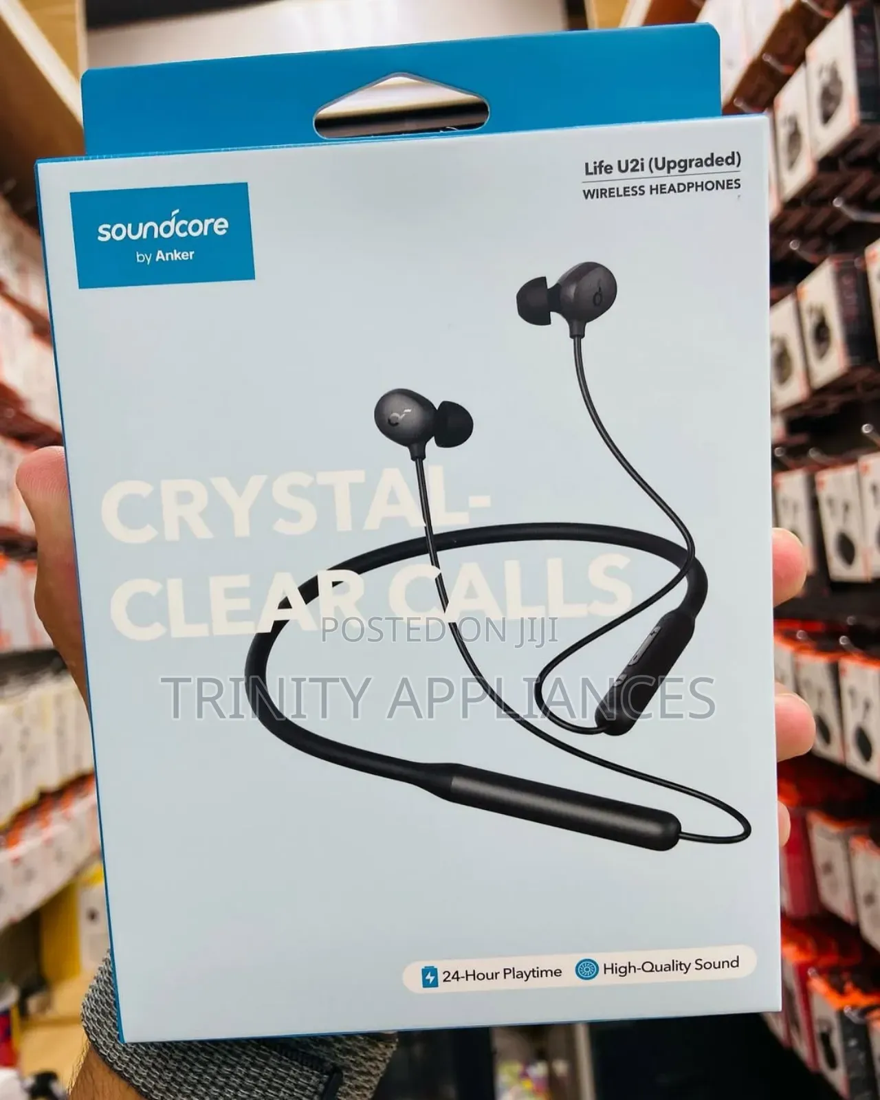 Soundcore by Anker Life U2i Wireless Neckband Headphones.