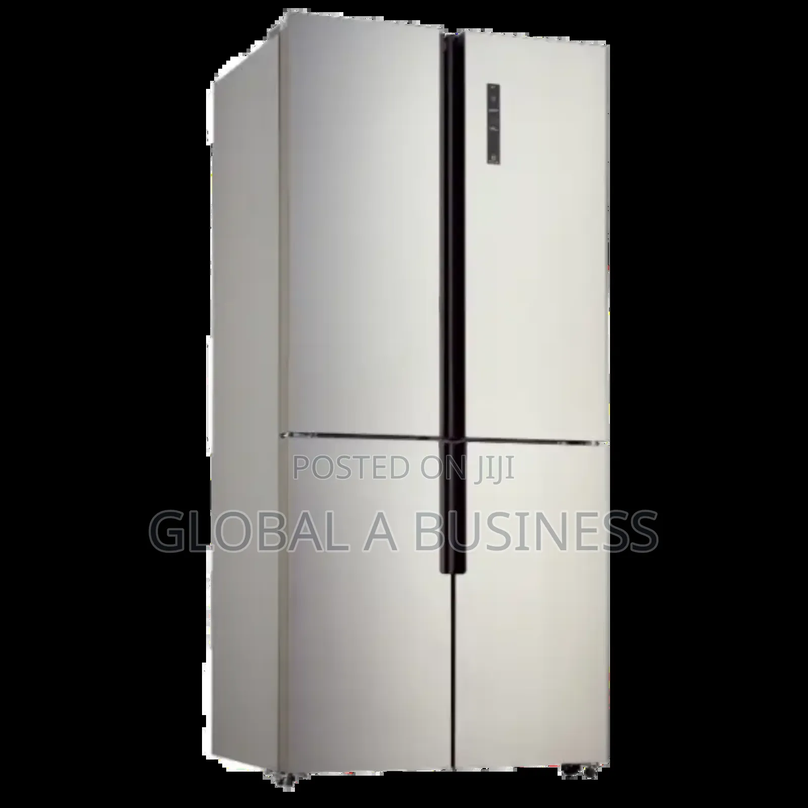 Adh 558 Litres 4 Door Glass Finish Refrigerator – Silver