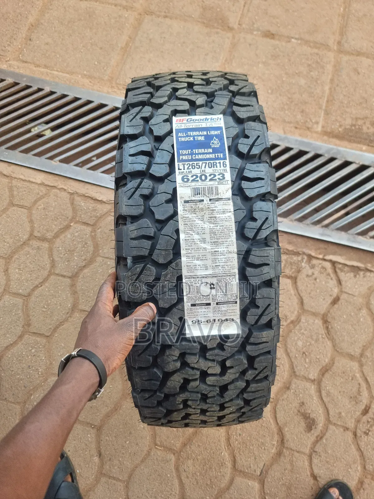 Bf Goodrich Tires Size 16 for Land Cruiser.
