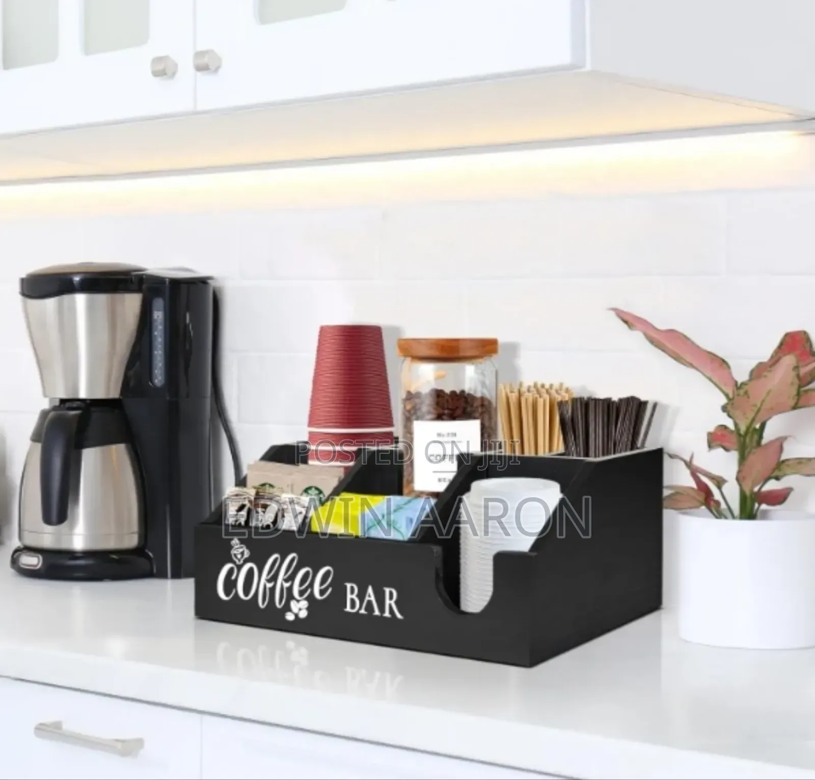 Plastic Coffee Bar Organizer