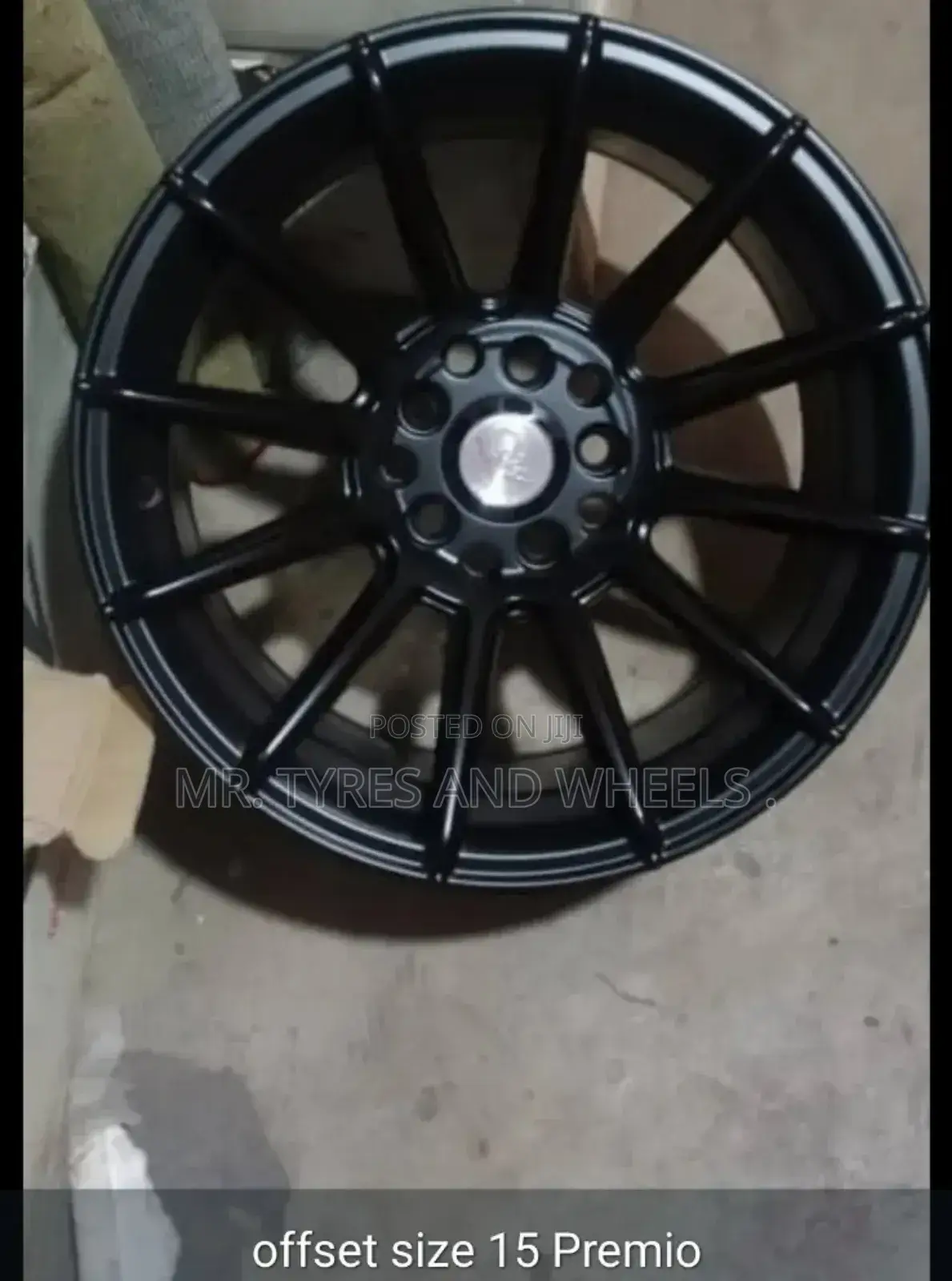 Offset Size 15 in Black Color and Original