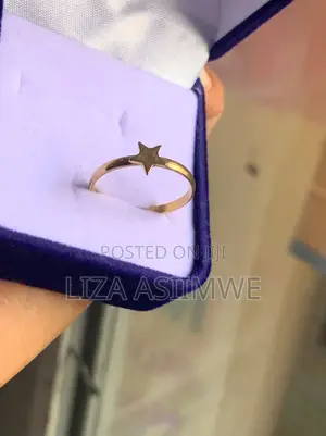 Simple Star Engagement Ring (Size 17)(7)