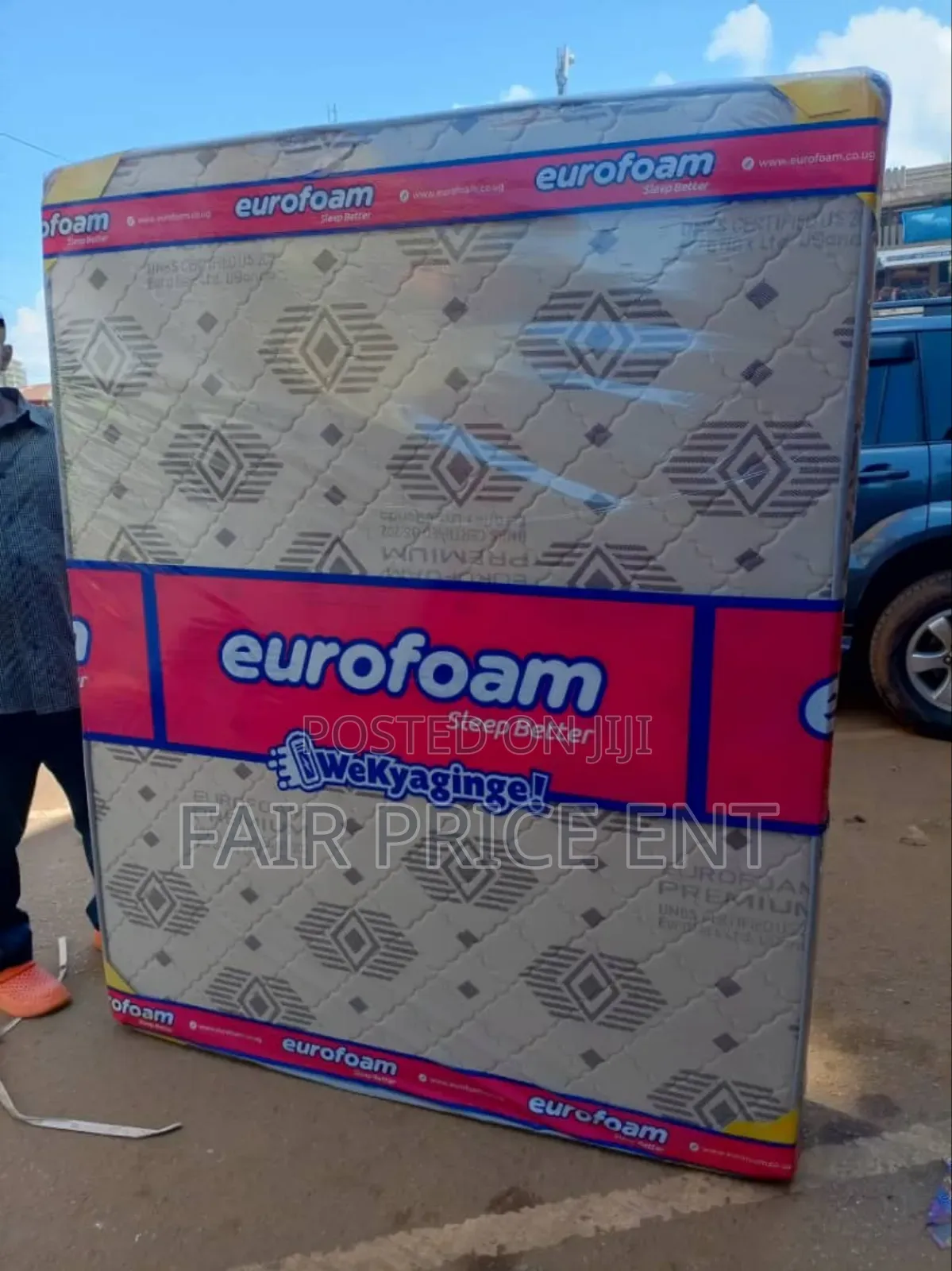 Eurofoam Premium High Density Smart .5*6*6inches.( Cream)