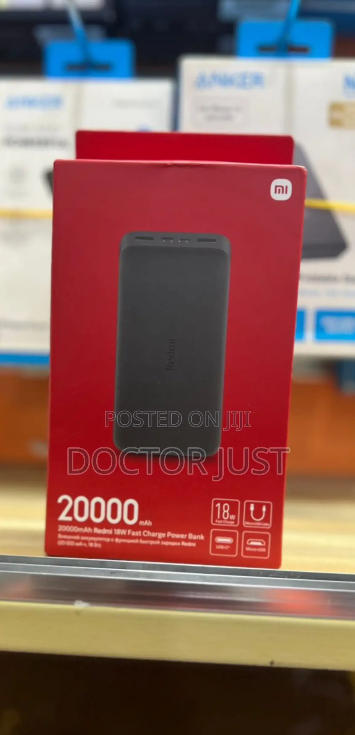 20,000mah Redmi Power Bank