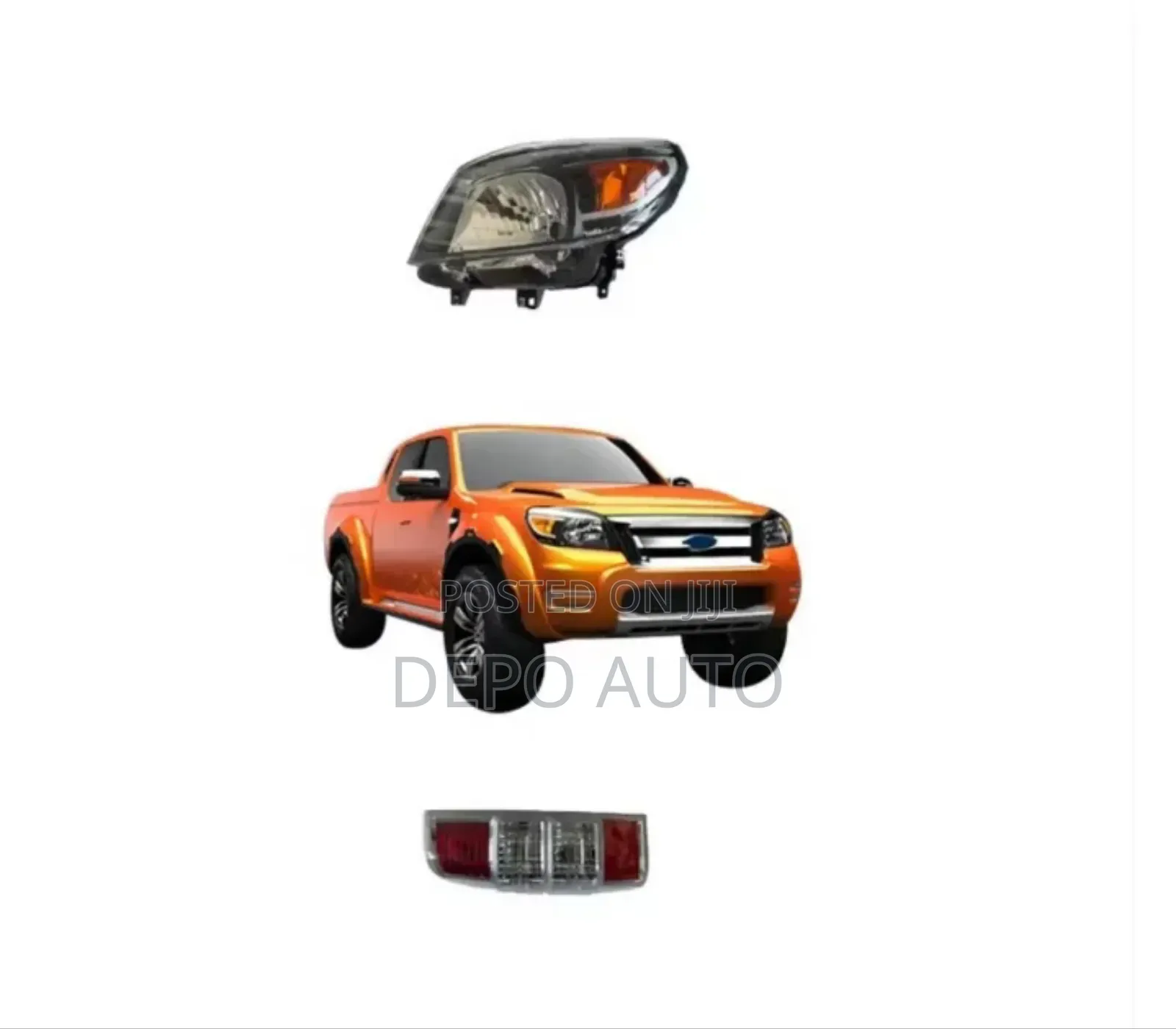 New Headlamp and Taillamp Ford Ranger 2009