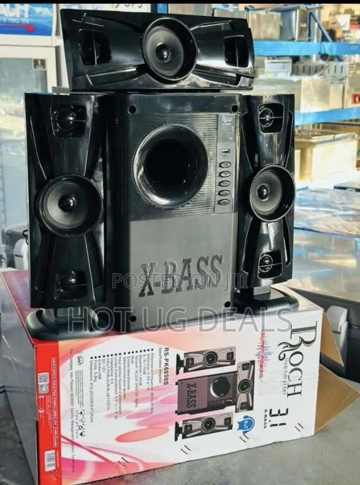 Roch 3.1 Channel Home Audio System / Sub Woofer With Remote