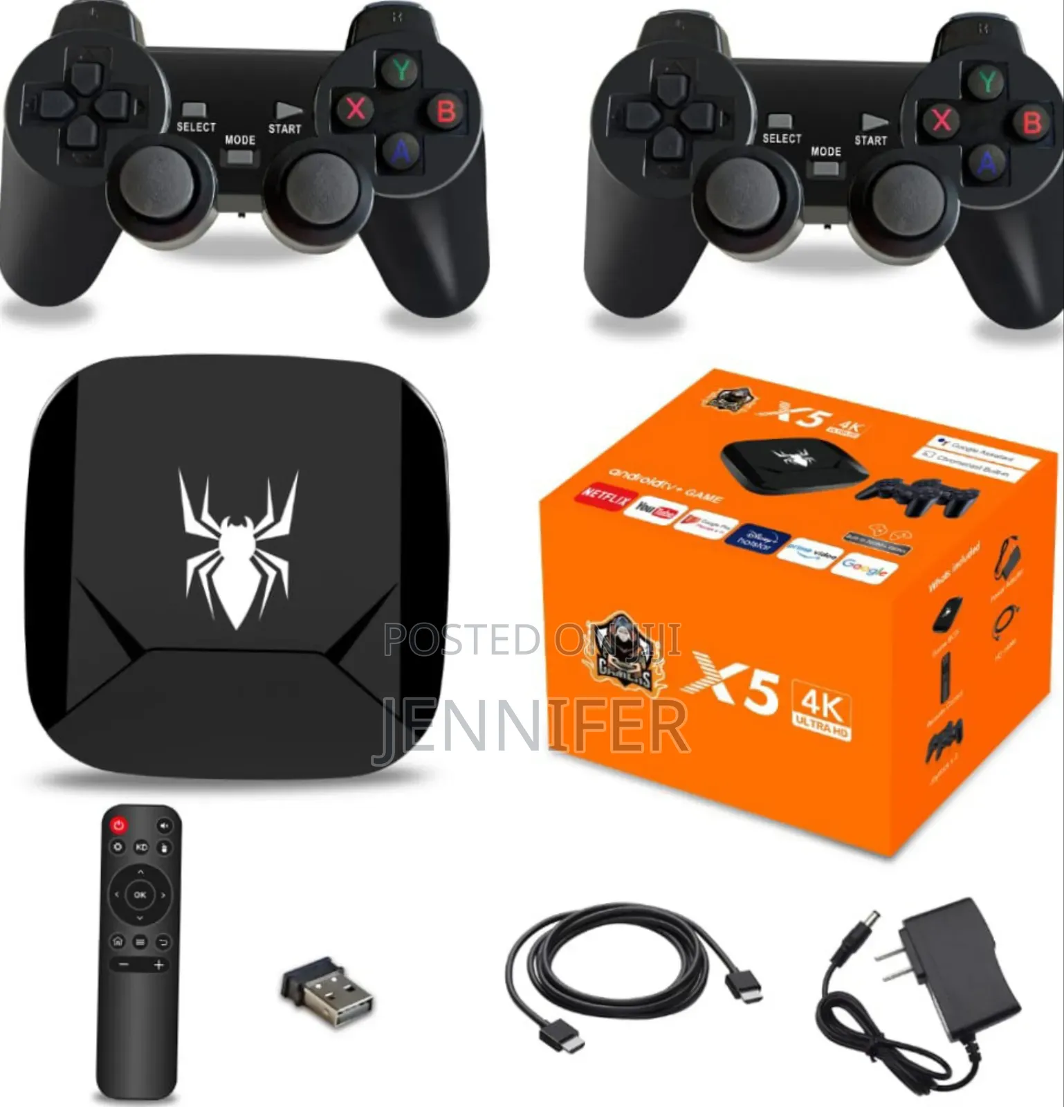 2in1 X5 Android Tv Box and Game Console
