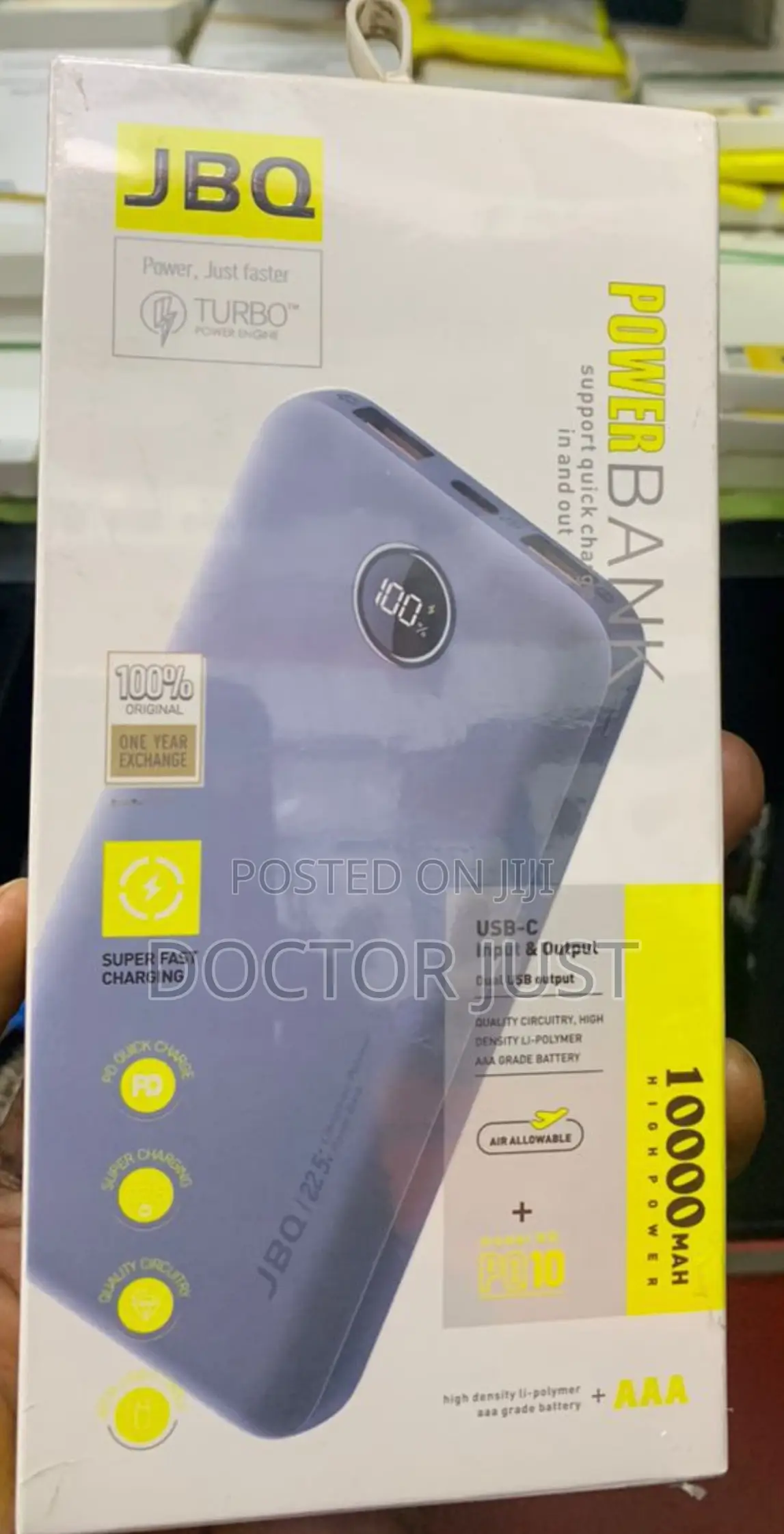 10,000mah JBQ Power Bank