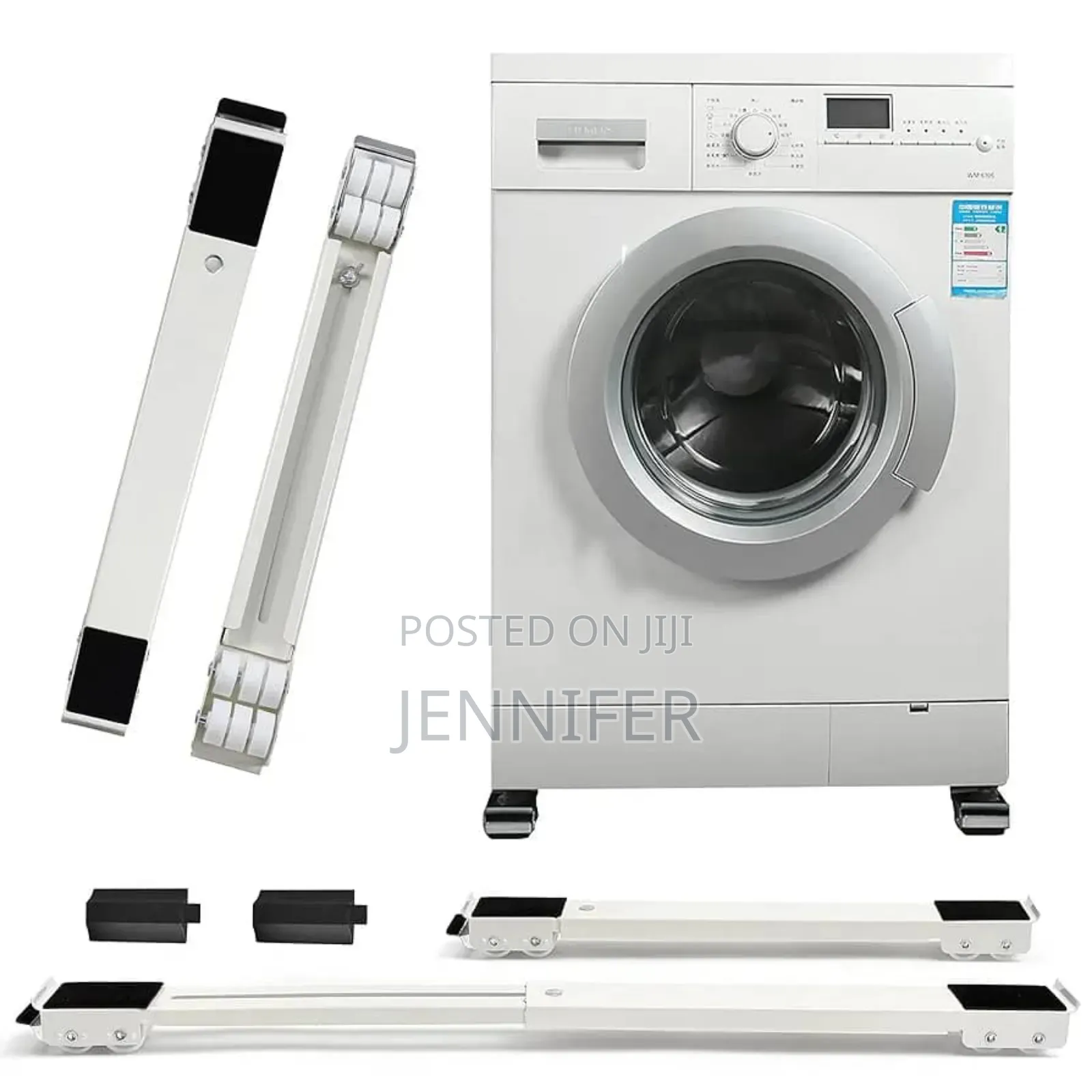 Two Very Strong Adjustable Mobile Washing Machine Stand
