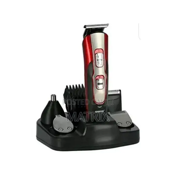 Geepas Cordless Rechargable 11 in 1 Grooming Kit Hair Cliper